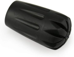 Black Rubber Diamond Trekking Pole Tip Protectors, Hiking Pole Replacement
