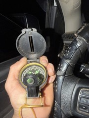 Lensatic Engineer Compass Vintage Early 1960s Navigation Tool