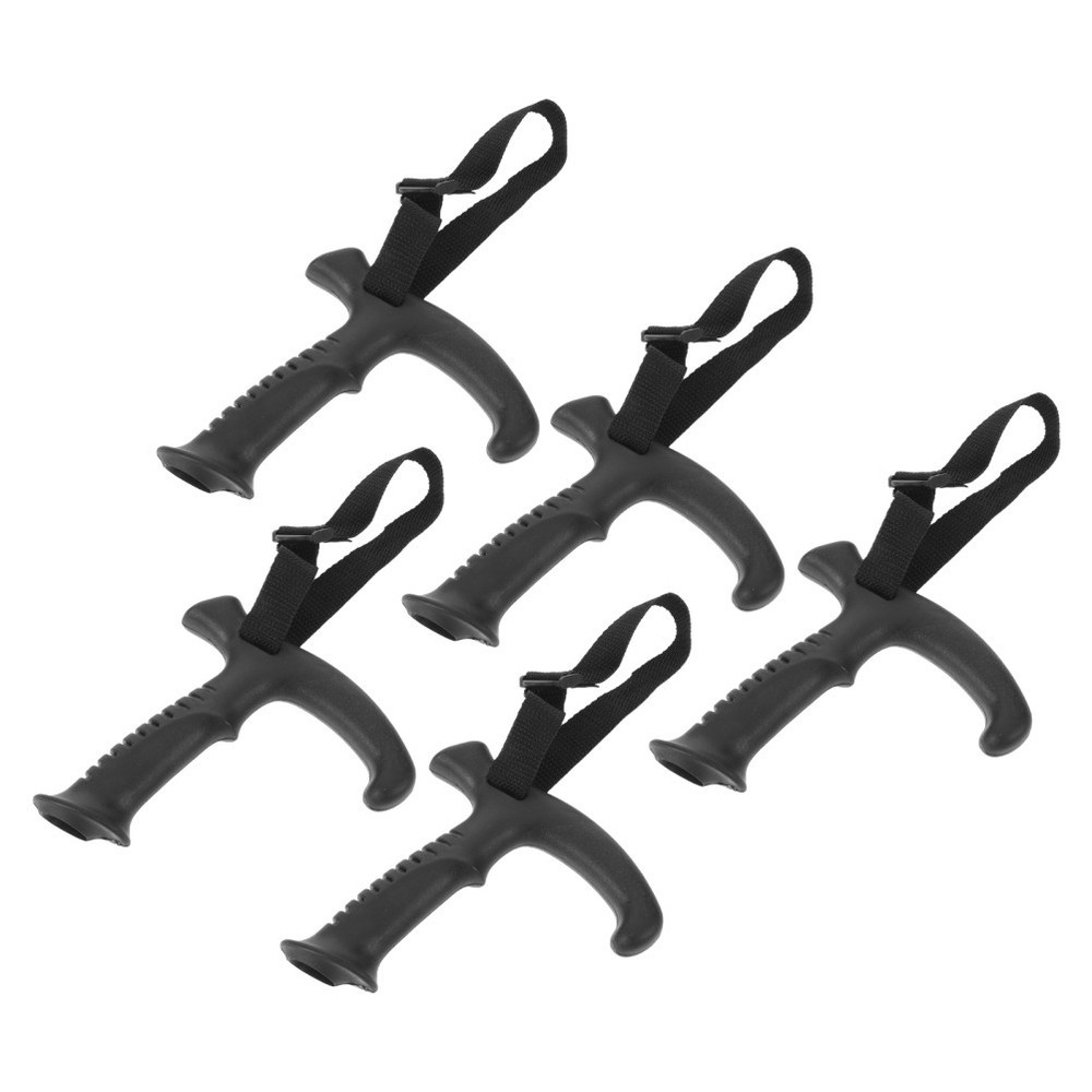 5 Pcs Walking Cane Handle Replacement Hiking Stick Handles Pole Parts