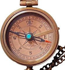 Be Strong and Courageous Engraved Compass, Confirmation Gift Ideas, Baptism Gift