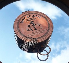 Vintage Copper Finish ~ Boy Scouts Of America ~ Hiking & Camping Compass ~