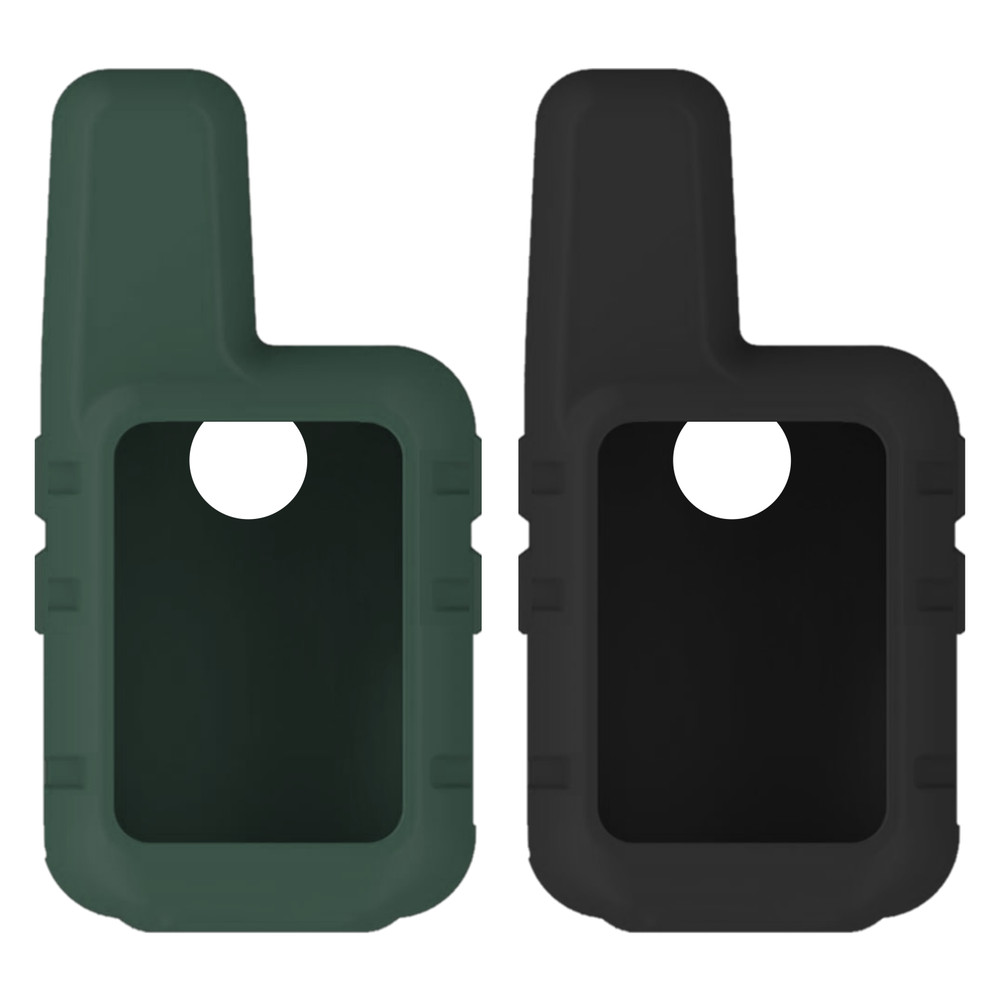 Wearable4U Garmin InReach Mini 2 Pack Silicone Protective Cases (Black/Khaki)