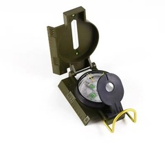 Cammenga Model 3H Tritium Lensatic Compass Olive Drab US Army Issue Pouch..