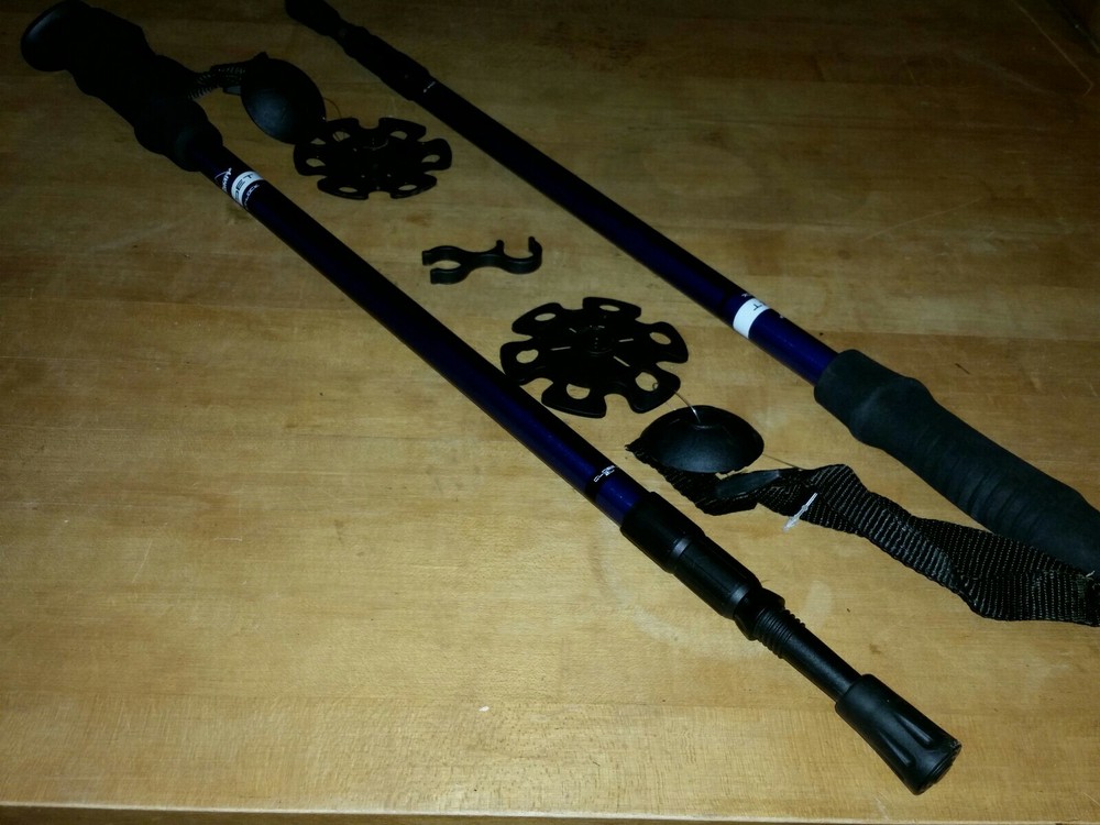 Twistlock Tibet Batons Summit Pole Snow Hiking Trekking 105-135cm 7075 duralumin