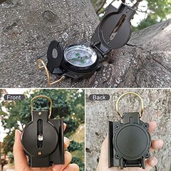 Multifunctional Military Compass, Amy Green, Waterproof and Shakeproof,