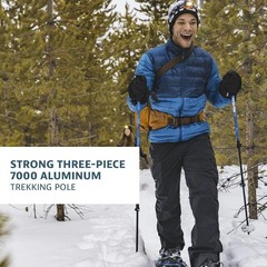 Trekking Poles with Twist Lock Adjustment, Adjustable 65 cm – 135 cm