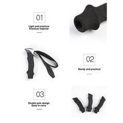 Ski Pole Grip Long Trekking Ski Pole Grips Replacement EVA Soft Handles Grips