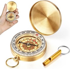 Navigation Compass, Hiking Compass with Luminous Function, Waterproof Pocket …