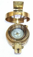 Handmade Vintage Prismatic Compass | Military & Nautical Engineering Style