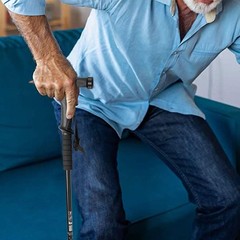 Bâton de randonnée éclairant Illuminated Walking Stick, Black, 67 cm