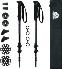Portable Adjustable Hiking Poles Multifunctional Outdoor Walking Gear