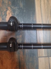 USED Cascade Mountain Tech Trekking Poles Black/Green