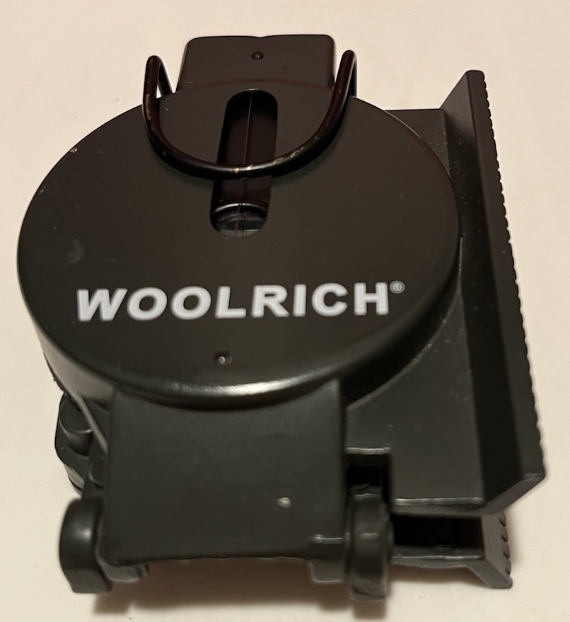 WOOLRICH ENGINEER LENSATIC COMPASS W/Instructions FOLDING FIELD Black Hard Case