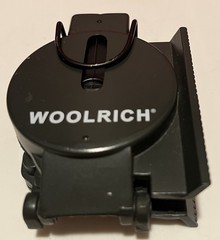 WOOLRICH ENGINEER LENSATIC COMPASS W/Instructions FOLDING FIELD Black Hard Case