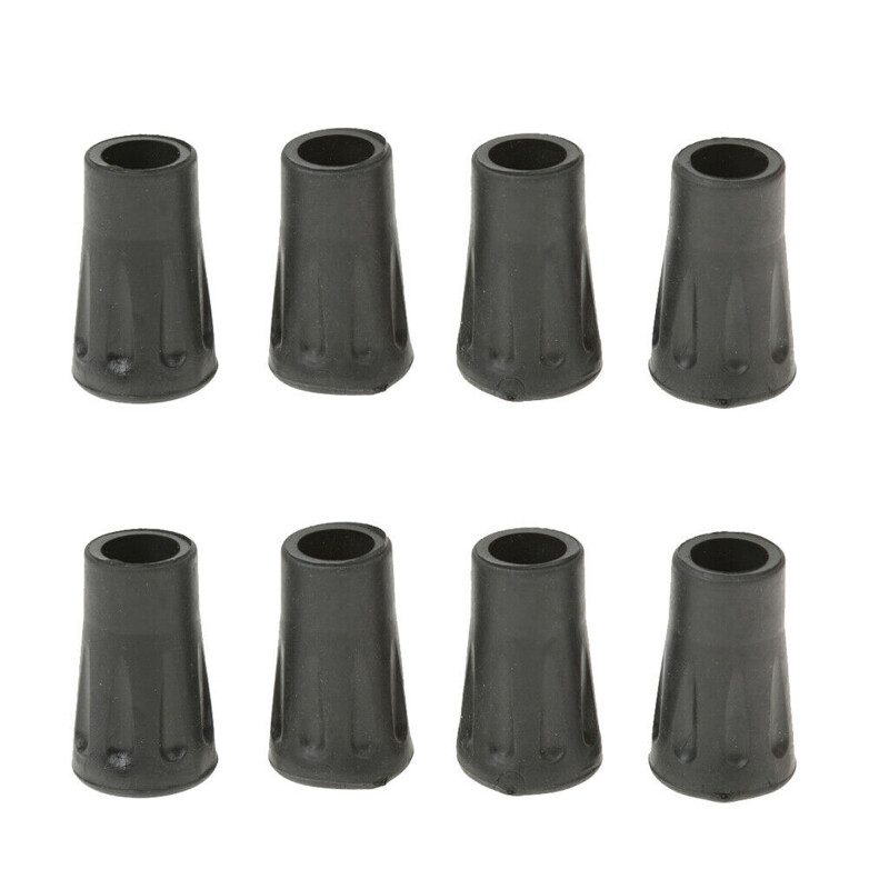 10PCS Trekking Pole Replacement Tips Outdoor Mountaineer Rod Cap Protector FS