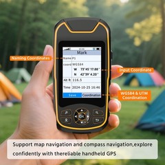 Handheld GPS for Hiking Rugged Handheld GPS Navigator with USA Topo Map