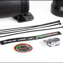 Motorcycle Off-Road Universal Tool Tube Small 80MM Black With Lock Ring