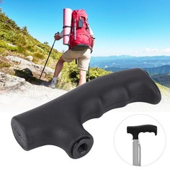 Plastic Black Monopod Handle Grip Trekking Poles Head Handles Photography