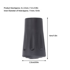 20Pcs Hiking Pole Tips Anti Slip 11mm Hole Reduce Wear Hiking Pole Ends NY