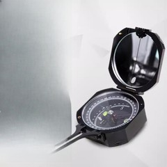 Waterproof Etched Compass Measuring Altitude/altitude Difference Grade Angles