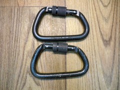 Omega-12 & Omega-08 Carabiner “D Ring” Climbing Rescue Gear