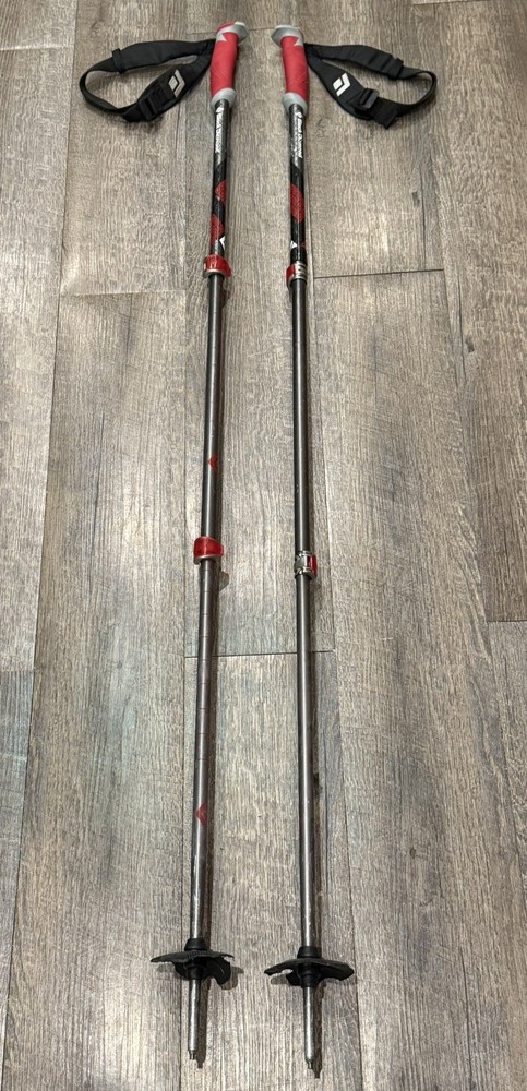Set of Black Diamond Trail Flicklock Trekking Poles 85-125CM