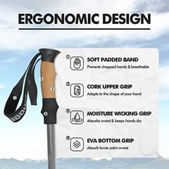 Walking Stick – Adjustable Hiking Poles 7075 Aluminum Trekking Poles with Qui…