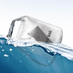 Waterproof Dry Bag – Roll Top Transparent Storage 5L White
