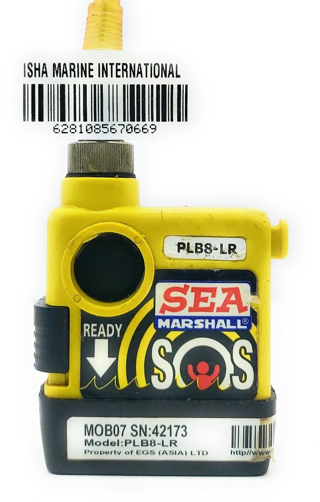 Sea Marshal PLB8-LR Personal Locator Beacon 0669