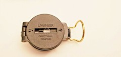 Vintage Precise Pathfinder Engineer Directional Lensatic Compass Taiwan with box