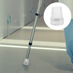 6Pcs Transparent Rubber Replacement Tips for Cane Anti Slip Durable Crutch Feet