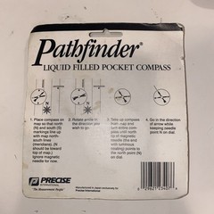 Vintage Precise Pathfinder Liquid Filled Pocket Compass, Item #23407