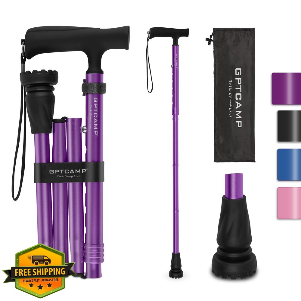 GPTCAMP G2 Walking Stick Purple