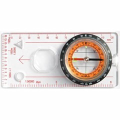 Hot Compass Ruler Magnifying Scale Scout Hiking Camping Boating Orienteering Map