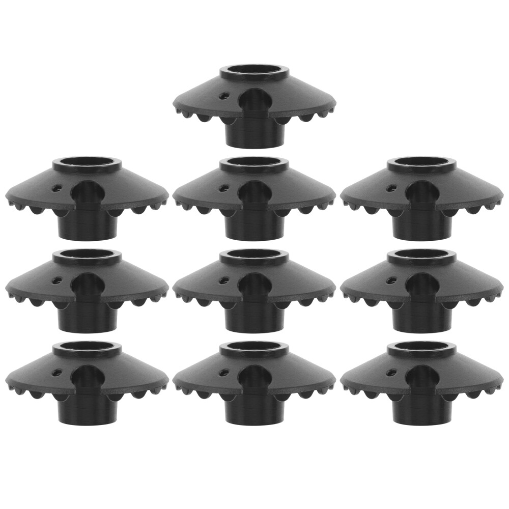 10 Pcs Walking Stick Parts Replacement Cane Tip Hiking Pole Mud Support