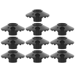 10 Pcs Walking Stick Parts Replacement Cane Tip Hiking Pole Mud Support