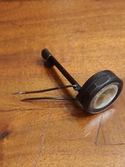 Vintage Clip On Pin Compass West Germany Working Hunting Hiking Well Made