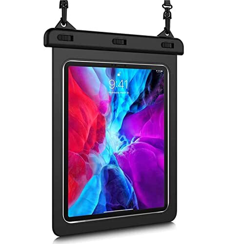Universal iPad Waterproof Case, Waterproof Dry Bag Tablets up to 12.9 inch