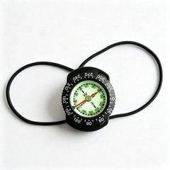 Bungee Compass Side Reading Outdoor 360-Degree Navigation-Degree Bezel