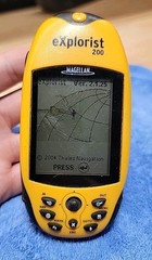 Magellan eXplorist 200 Handheld GPS Unit Waterproof Hiking Geocache Portable