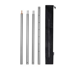 Compact 31MM Adjustable Aluminum Alloy Awning Pole Set for Travel Convenience