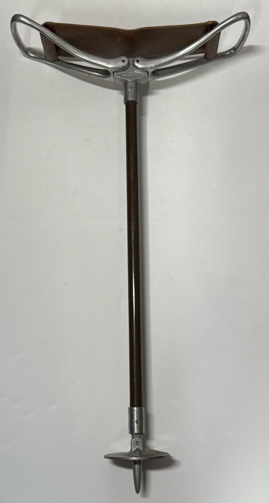 Vintage Gamebird Shooting Walking Stick Leather Seat – Made in England