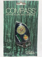 Natural Wonders Compass Four Scale Map Measure – Lightweight Key Ring