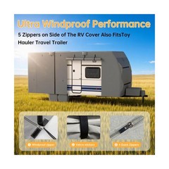 RV Covers for Travel Trailers, 22-24ft Heavy Duty Camper Cover, 7 Layers Extr…