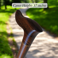 Wooden Walking Cane – Handcrafted in Central America, Luxury Laurel Wood