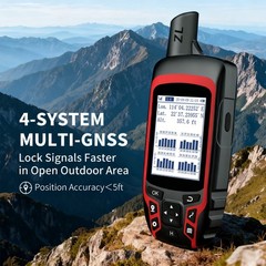 A6 Handheld GPS for Hiking, Rugged Waterproof GPS Navigator Track Navigation