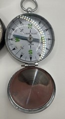 Lot of 3 Compasses – Liquid Filled Pocket & Map Compass Japan UST