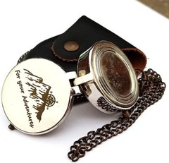 For Your Adventures… Pocket Compass Gifts for Adults & Kids, Engraved Compass