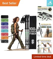Carbon Fiber Hiking Poles – Perfect for Camping & Outdoor Adventures