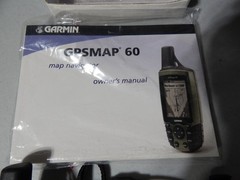 Garmin GPSMAP 60 Bundle with Belt Clip, Charger, Manual in Box -WORKS GREAT